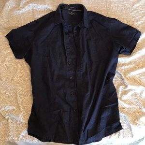 Casual Patterned Button Up